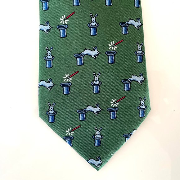 Hermes - Vintage Rabbit in Hat - Silk - Picture 1 of 4
